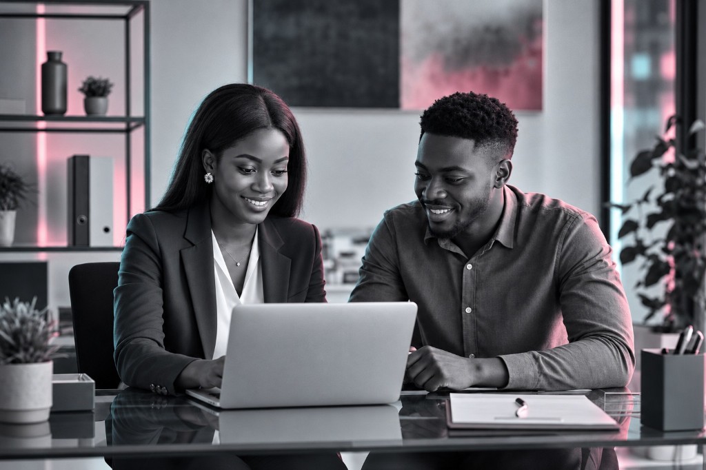 Équipe Paris iT Services accompagnant un client